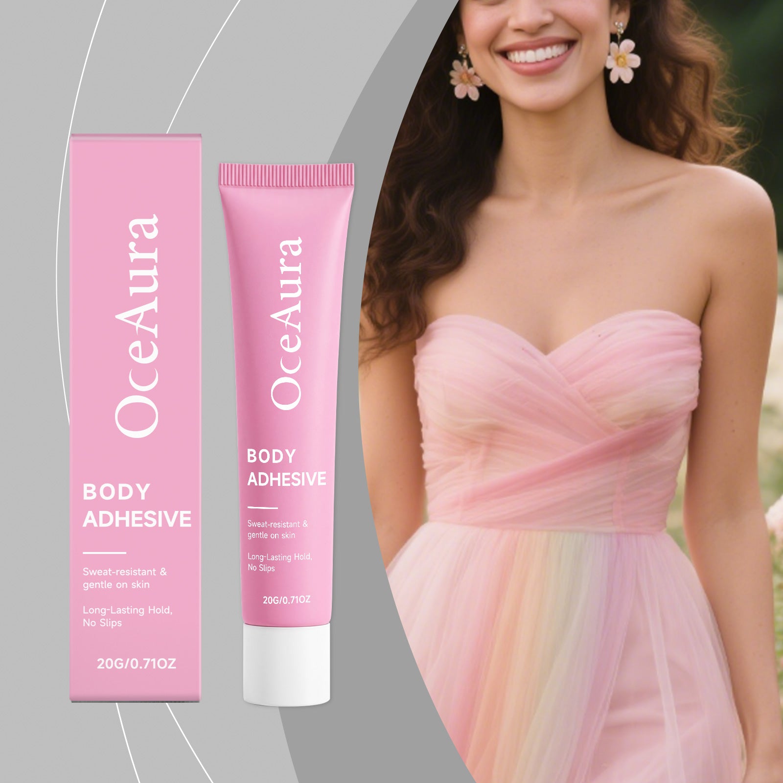 Body Adhesive Glue, Strong Hold, Strong Adhesion, Lightweight, Non-Damaging to Clothes, Easy to Apply, Secure Attachment, Ideal for Clothing Fixing