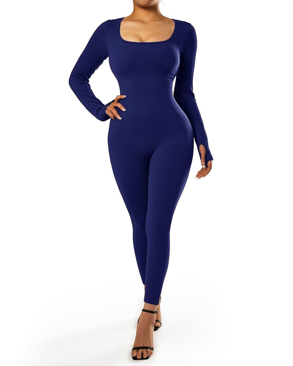 Ribbed One-Piece Jumpsuit
