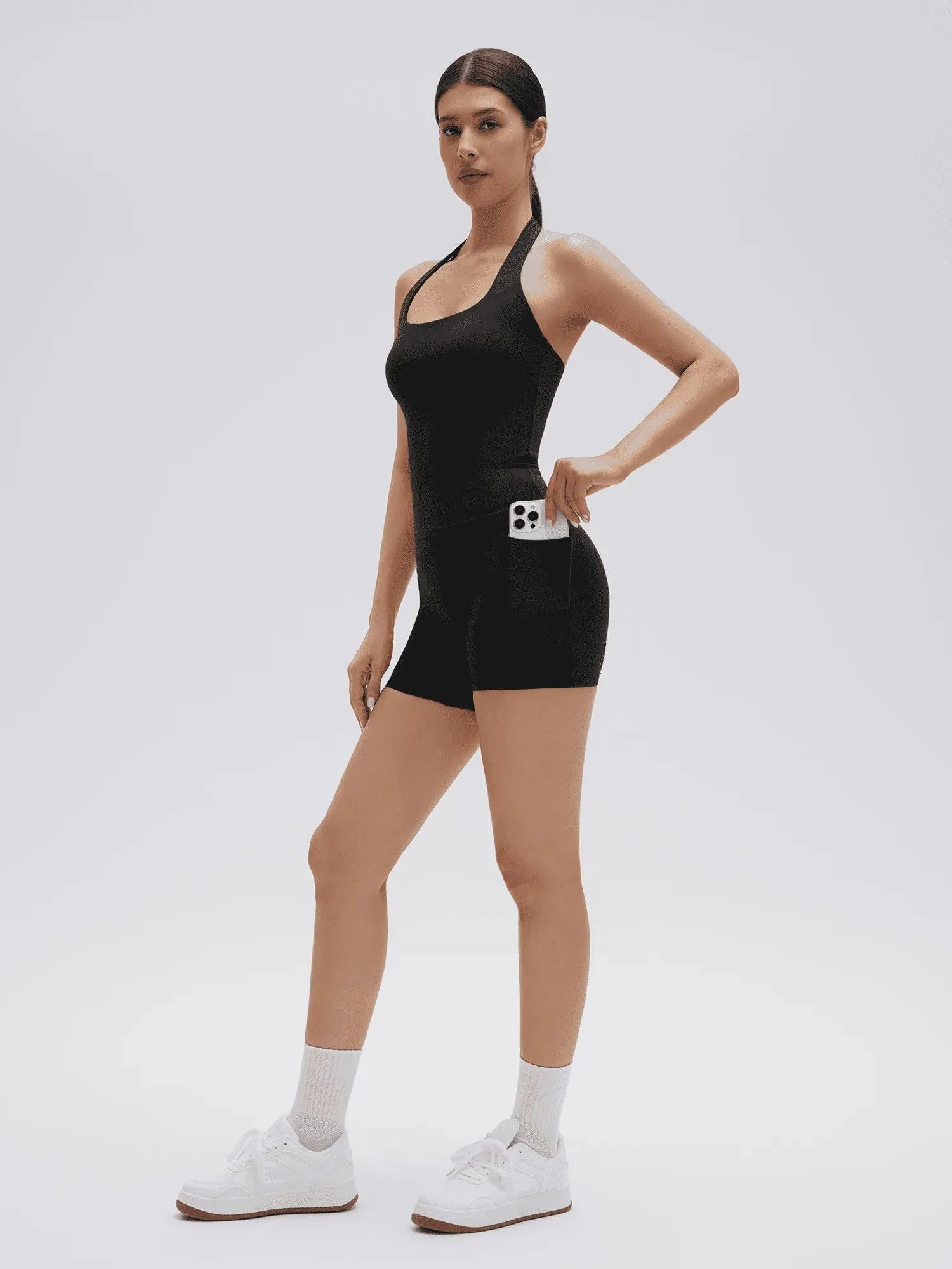 Halter Neck High Waisted 2 Piece Workout Sets