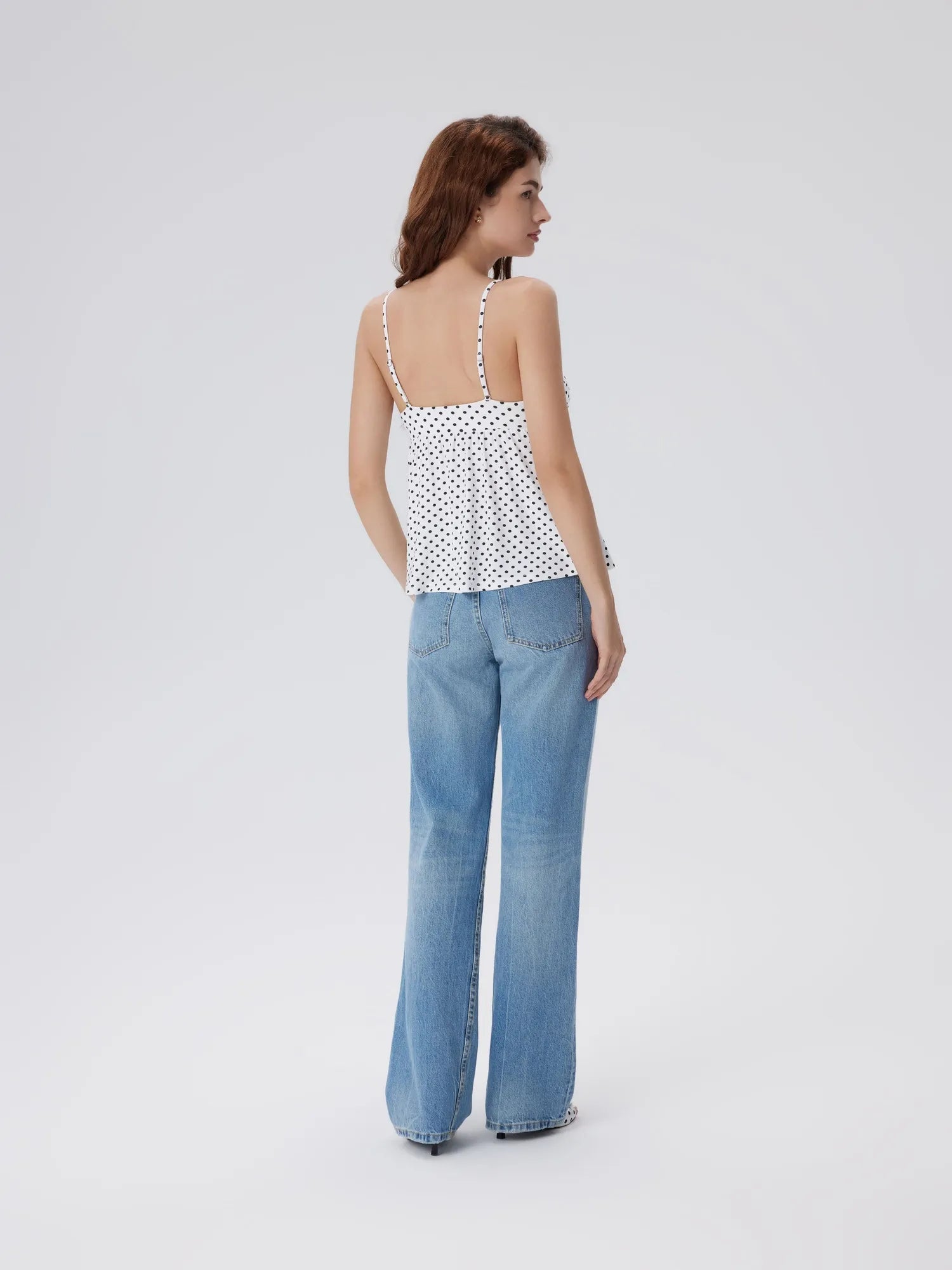 Babydoll Peplum V Neck Tank Tops
