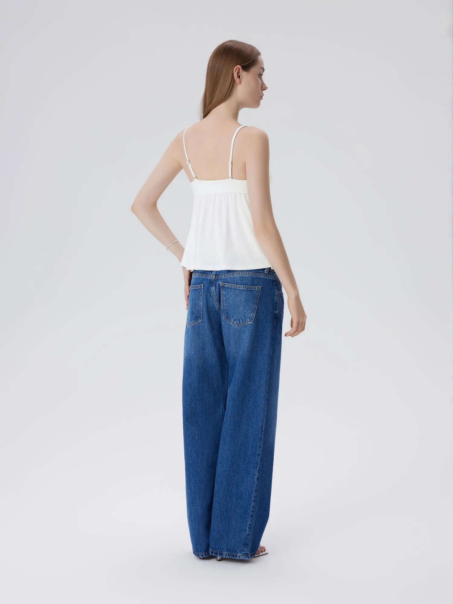 Babydoll Peplum V Neck Tank Tops
