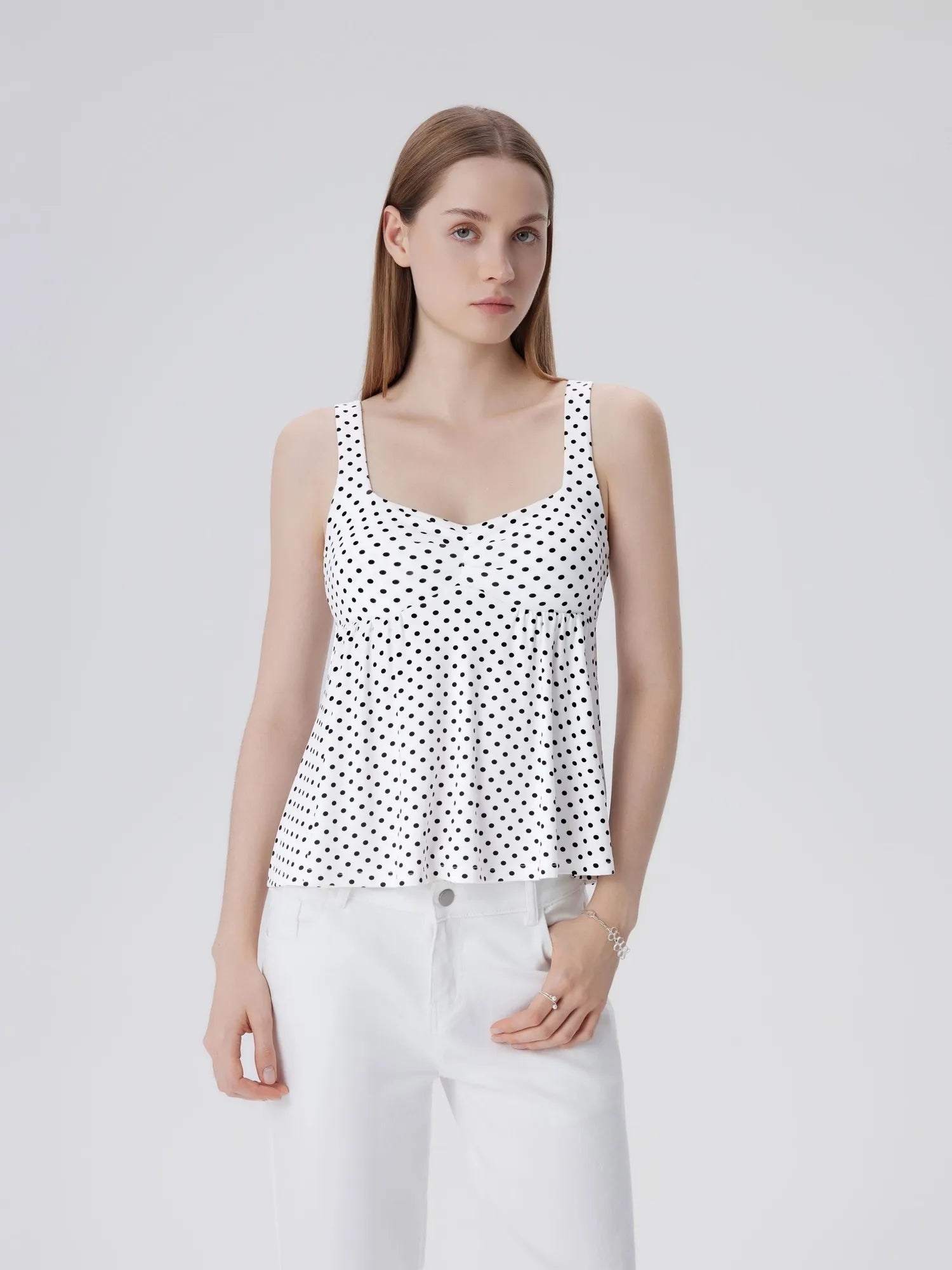 Babydoll Modal Peplum Tank Tops