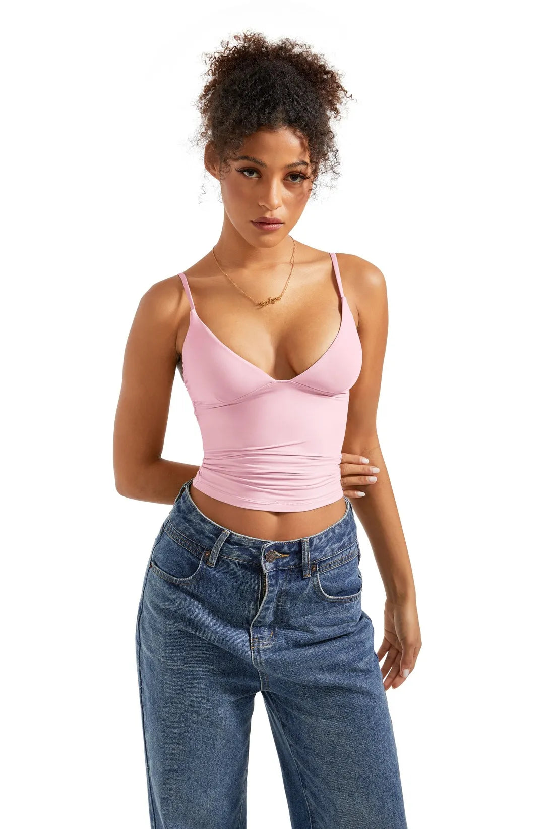 Buttery Soft Cami V Neck Tank Top