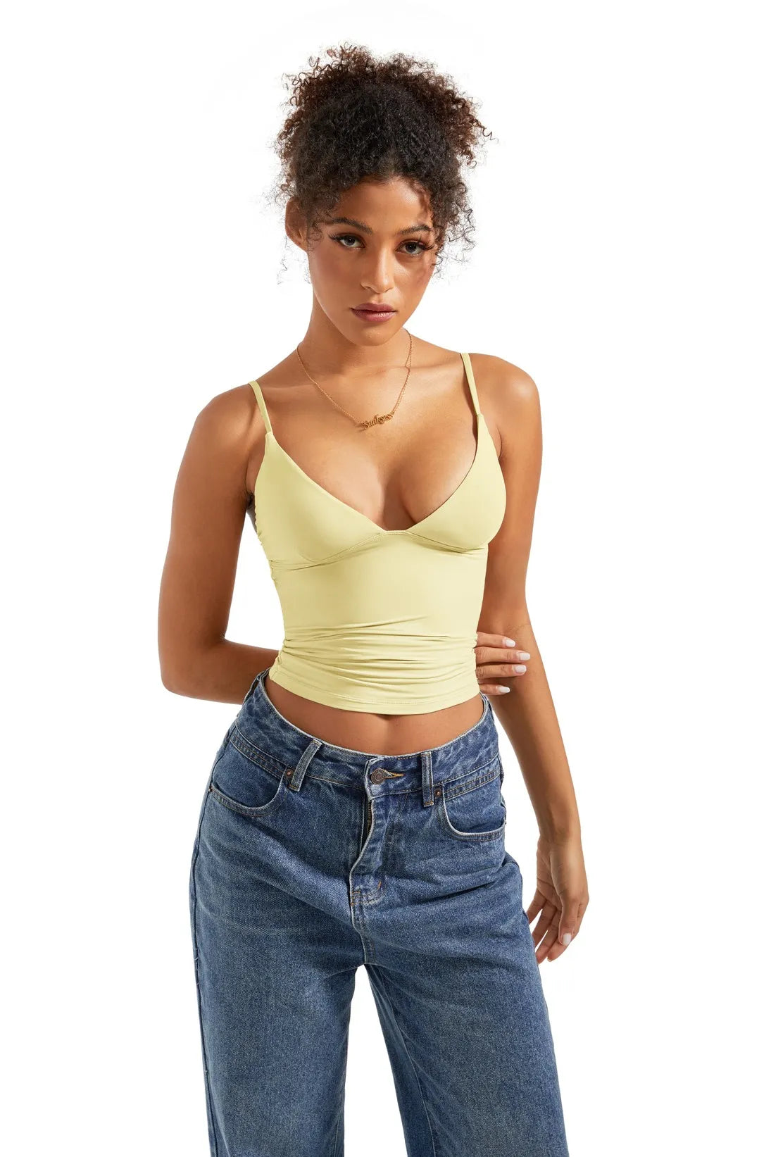 Buttery Soft Cami V Neck Tank Top