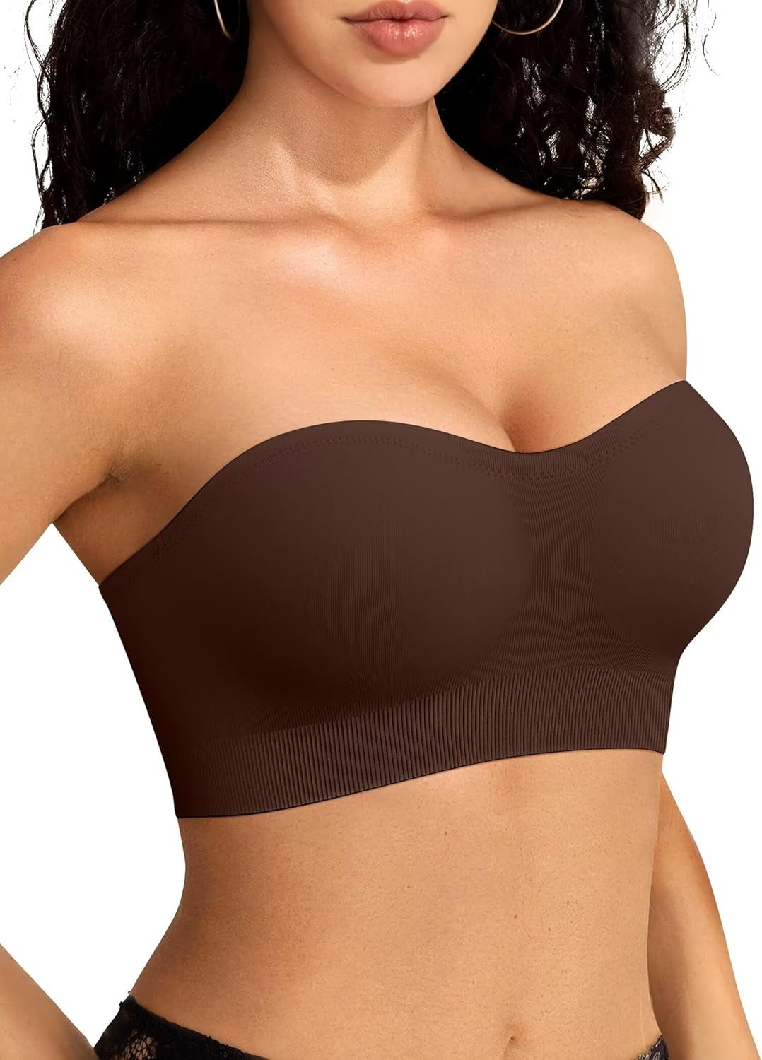 Stay Put Bandeau Bra, Wireless Seamless Comfort