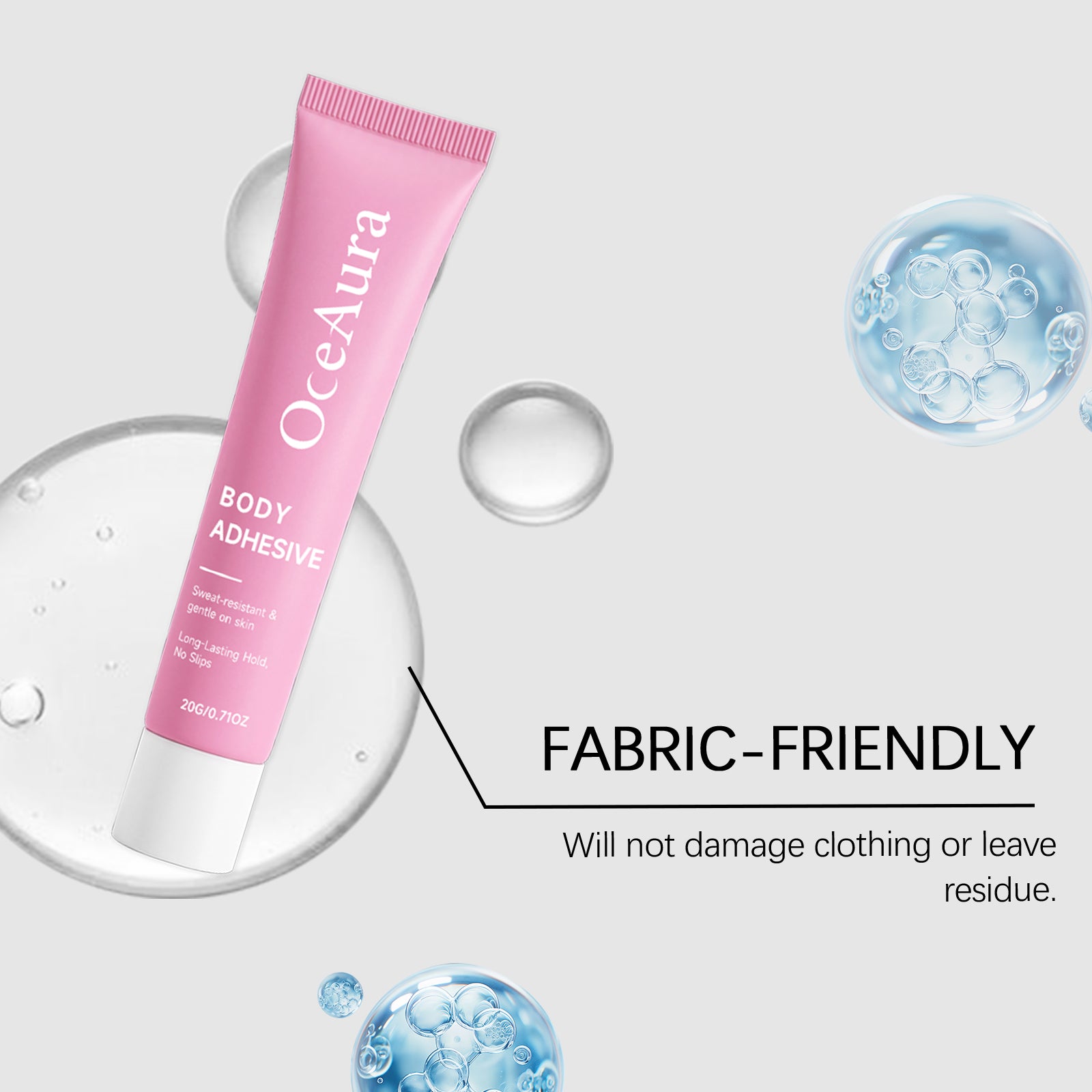 Body Adhesive Glue, Strong Hold, Strong Adhesion, Lightweight, Non-Damaging to Clothes, Easy to Apply, Secure Attachment, Ideal for Clothing Fixing