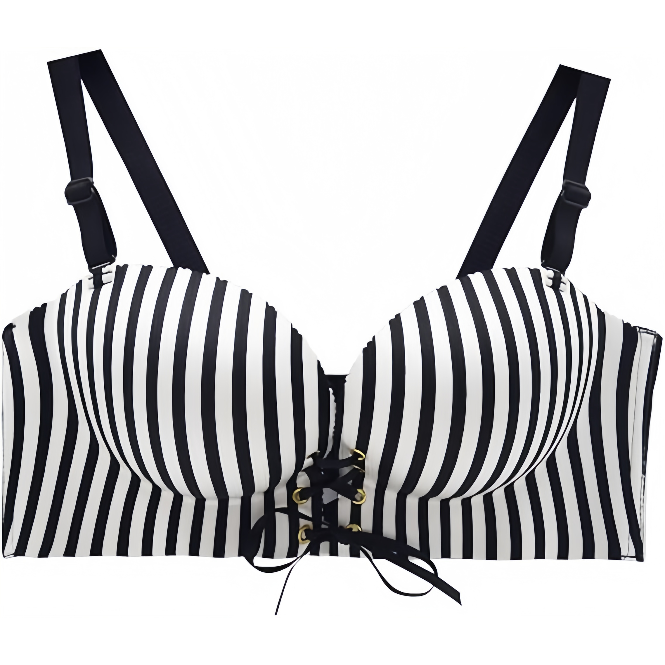 "Add Two Cups" Padded Wireless Plunge Push Up Bra