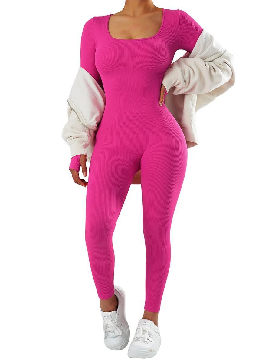 Ribbed One-Piece Jumpsuit