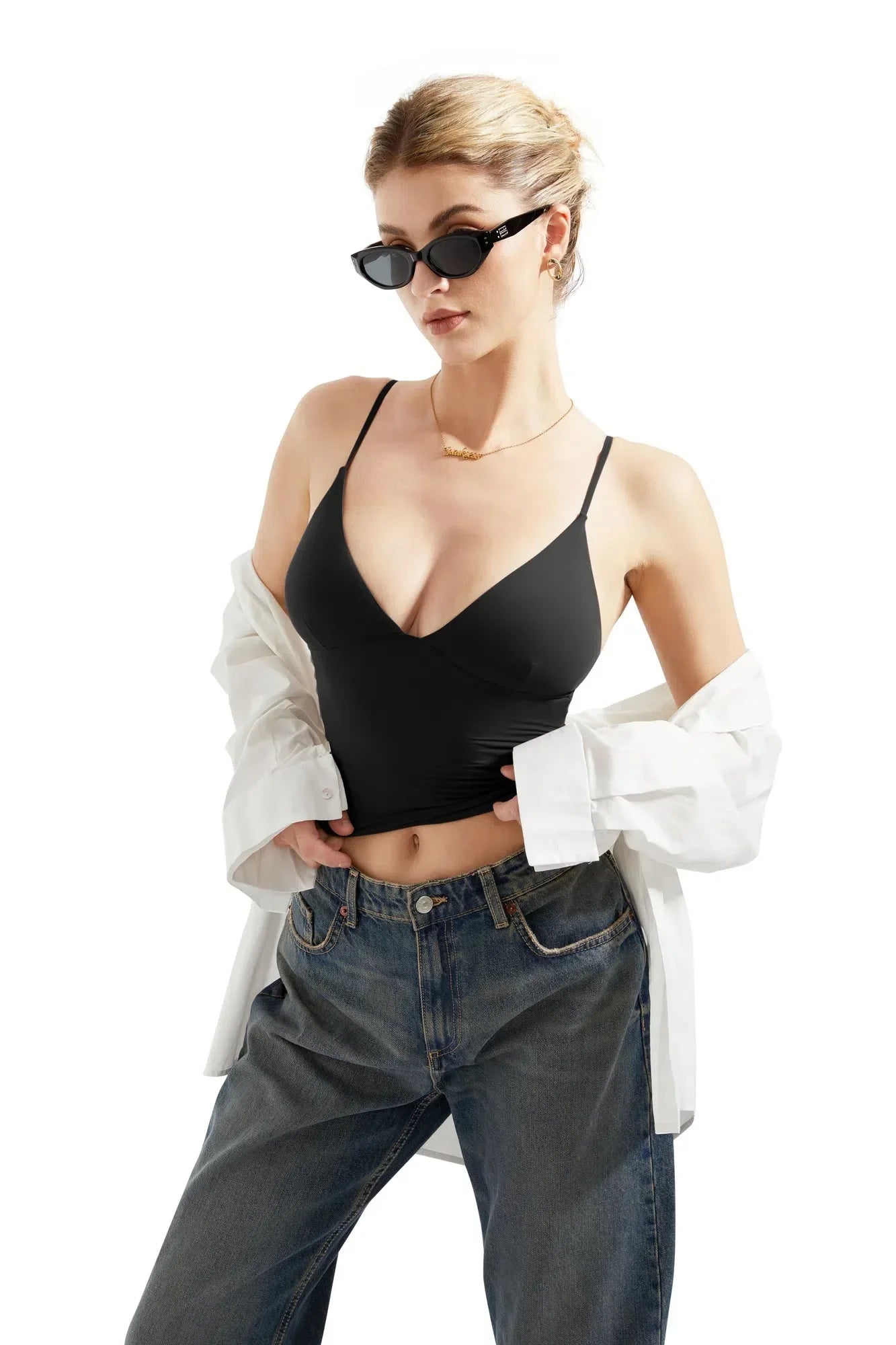 Buttery Soft Cami V Neck Tank Top