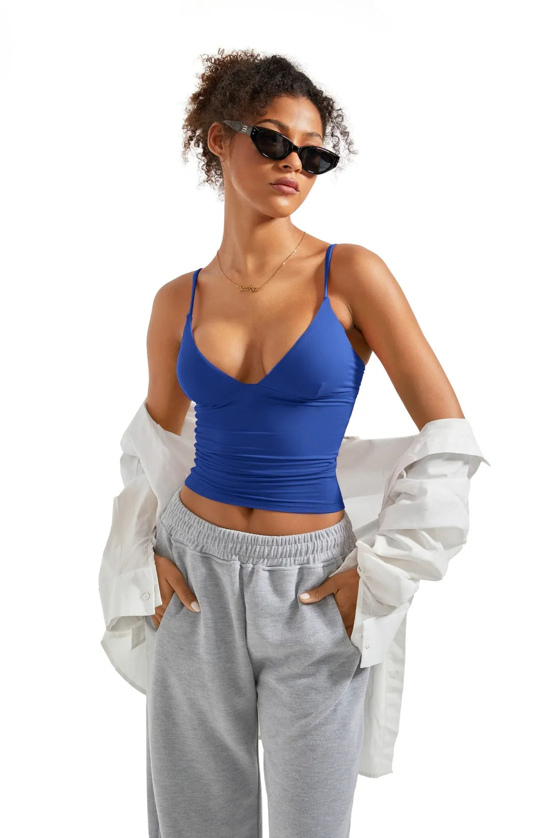 Buttery Soft Cami V Neck Tank Top