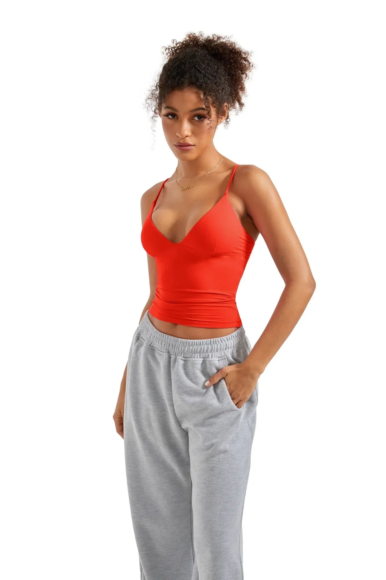Buttery Soft Cami V Neck Tank Top