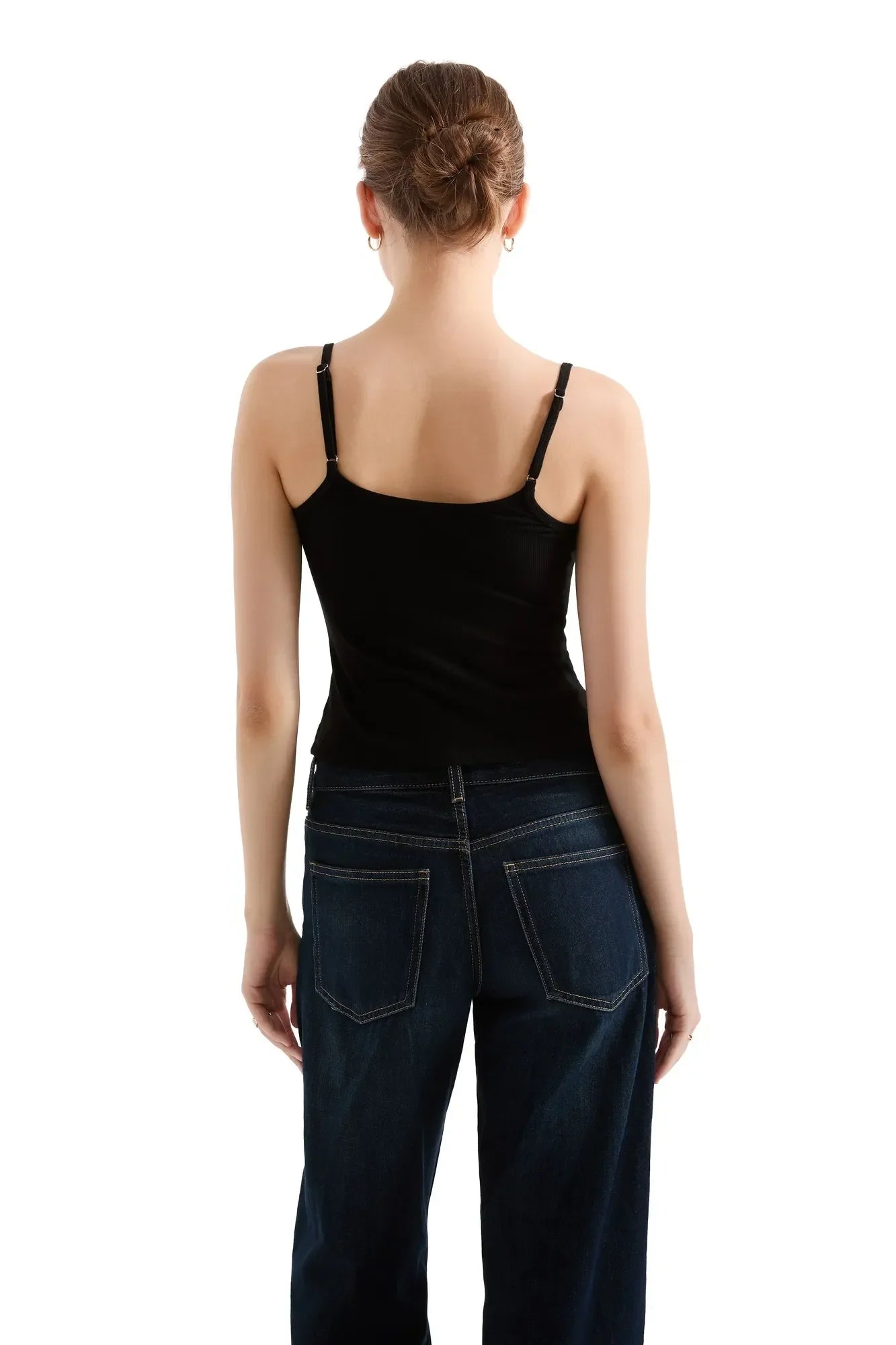 Flash Sales - Cotton Ribbed Stripe Cami Tank Top